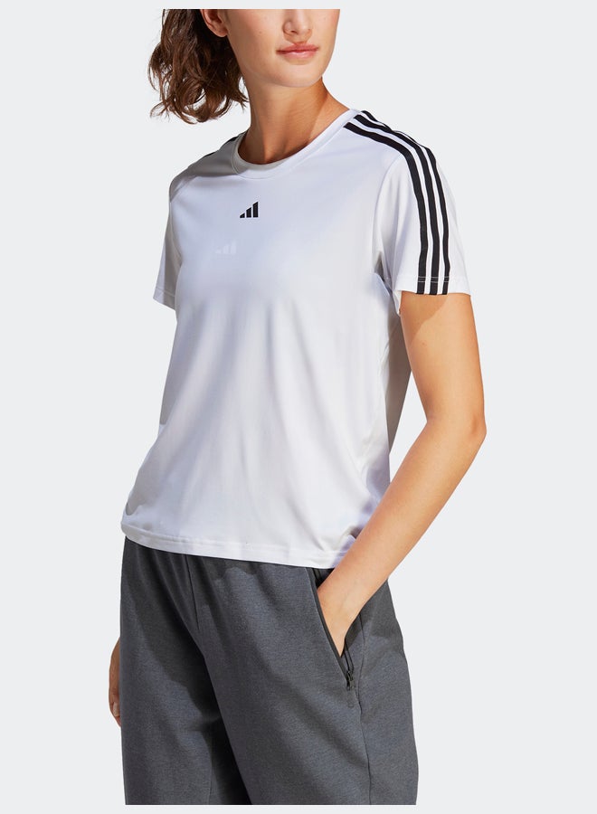 Adidas AEROREADY Train Essentials 3-Stripes T-Shirt - Image 2